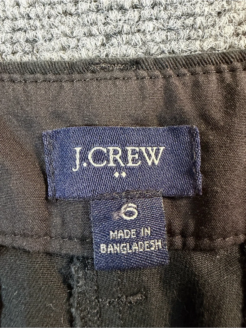 J.Crew Women's Size 6 Gray Broken-In Chino Shorts 3